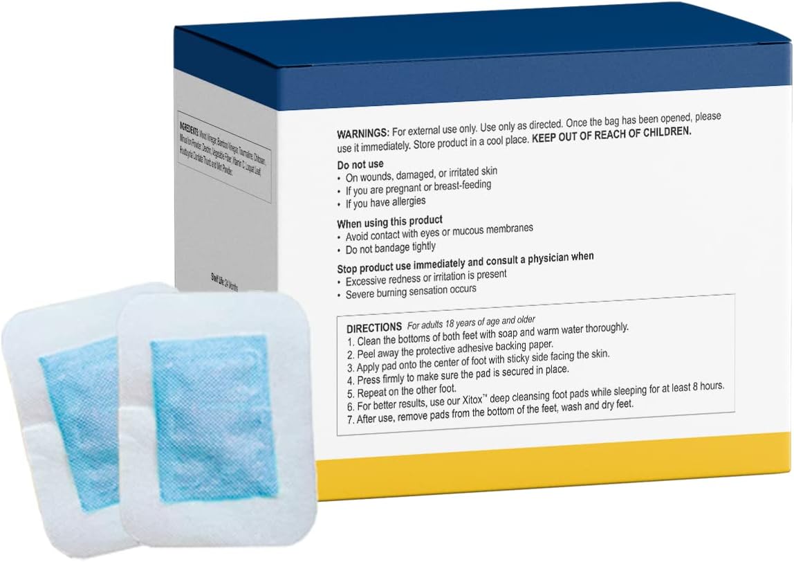 XitoxPads — Parches Desintoxicantes para Pies