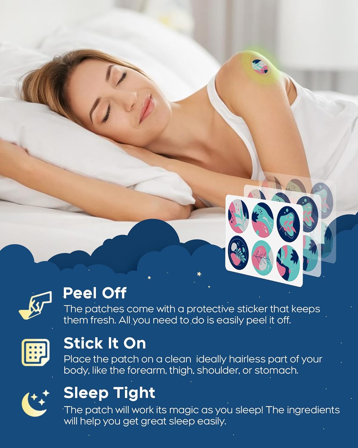 DeepSleepPatch — Parches de Sueño Profundo