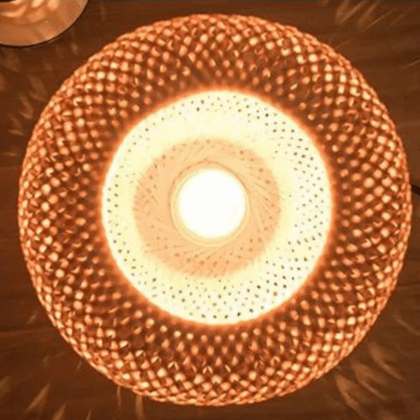 Lámpara de Mesa Rattan Elegance Carpetino