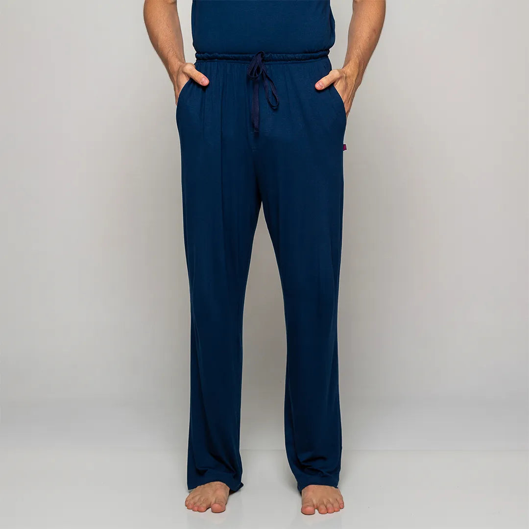 Pijama Masculino Durmais® (Camiseta Manga Longa + Calça)