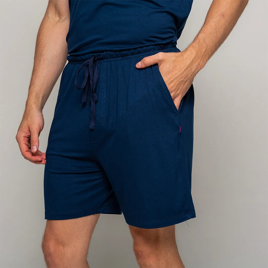 Pijama Masculino Durmais® (Camiseta Manga Curta + Short)