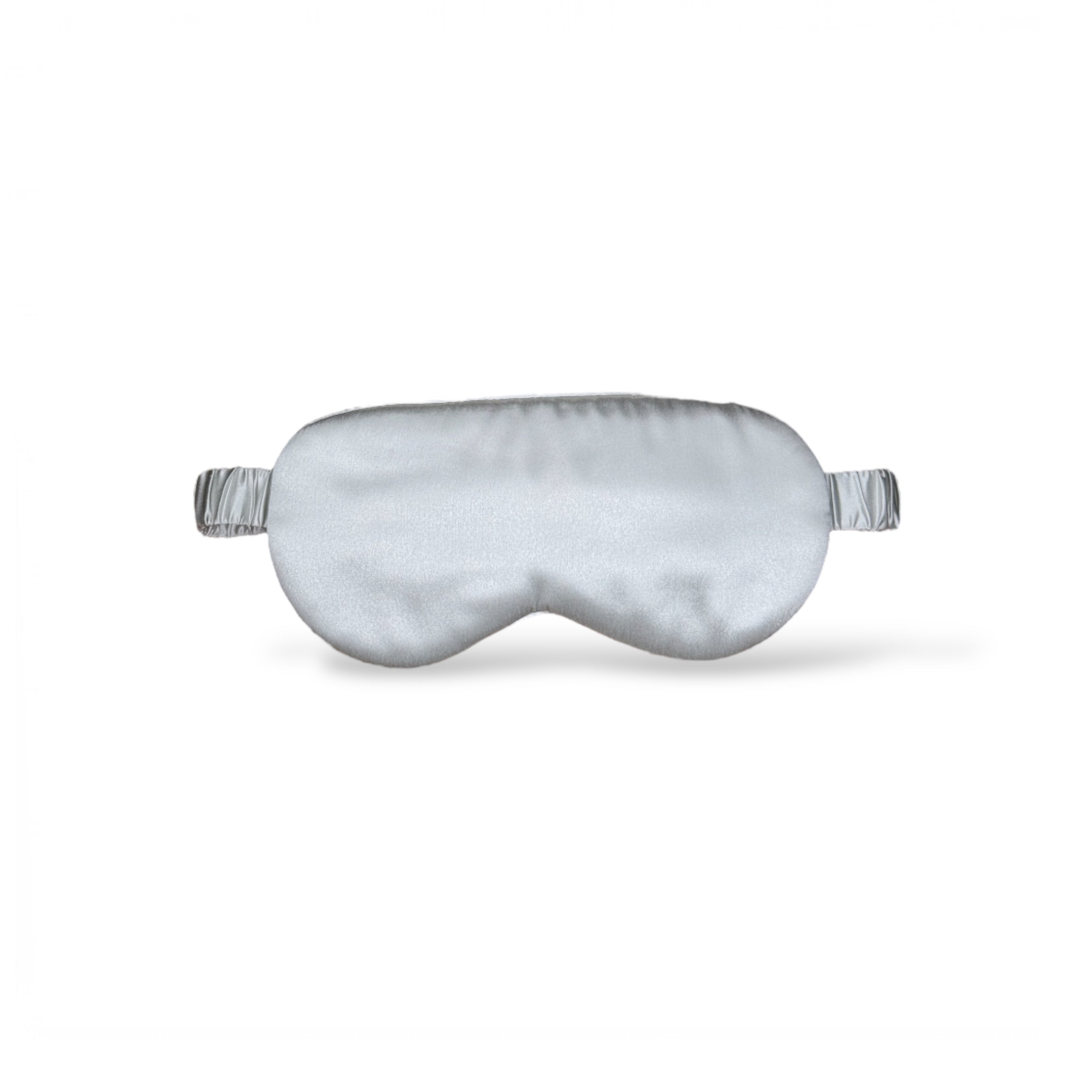 Premium Organic Silk Sleep Mask - Light Grey